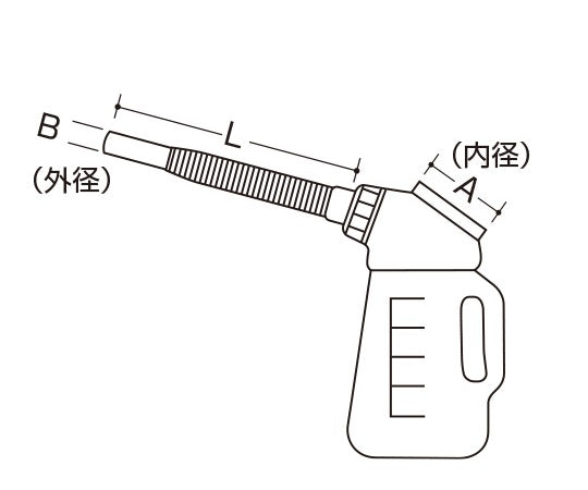 Oil jug with lid 3L 0152 1pc