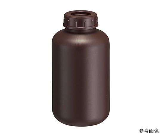 Wide-mouth bottle, 1L, brown, 0087BR, 1 piece