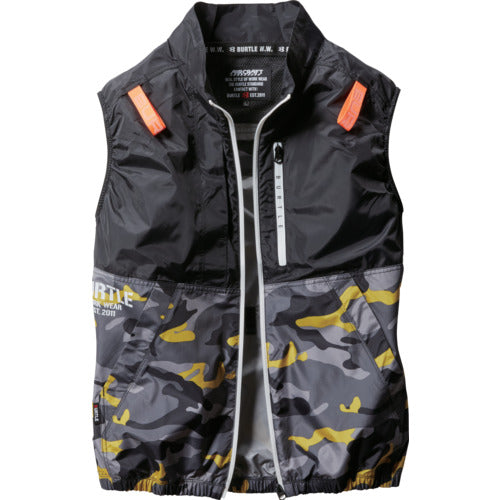 BURTLE AC 베스트 AC2014-7-XL 옐로우 카모 AC2014-7-XL 1 착용