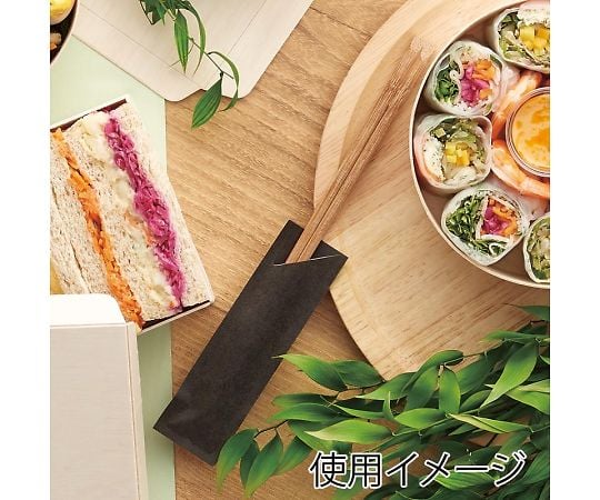Chopsticks bag, Irodoraku, black, 500 pieces, 004660901, 1 pack (500 pieces)