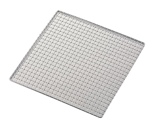 18-8 Stainless Steel Thick Wire Crimp Grill Net, 21cm Square, 1 Piece