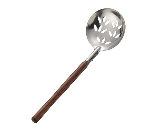 Reinforced wood table ladle (with hole) 1 piece