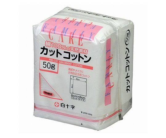 FC(패밀리 케어) 컷 코튼 8cm×8cm 50g 10980 1개