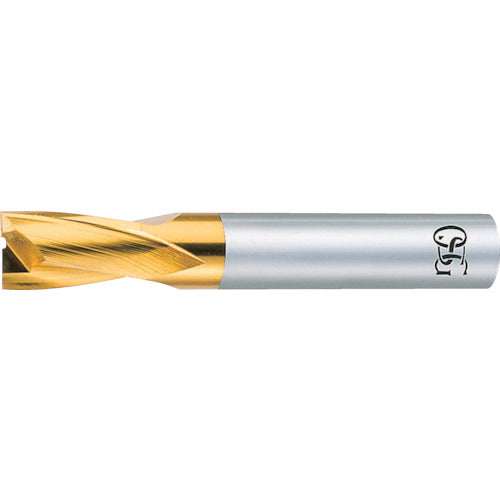 OSG ハイススクエアエンドミル TiNコート2刃キー溝用 刃径24mm シャンク径25mm 81584 EX-TIN-EKD-OH1-24 1 本