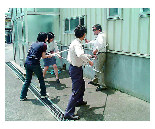 방범용 수상한 인물 방어봉 없는 손 U형(벽 설치 후크 첨부) 15011124 1개