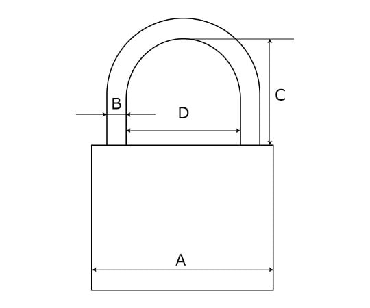 Identical key lock 15mm 3 pieces IB-045 1 set (3 pieces)