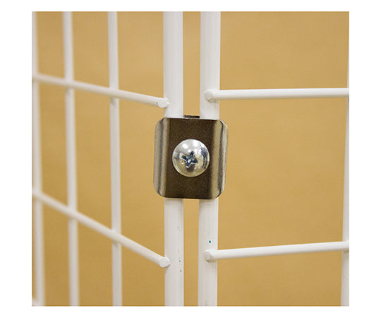 メッシュパネル用 ジョイント金具 板厚2mm×横幅22.5mm×縦幅25.5mm 4個入 EMP094 1袋(4個入)