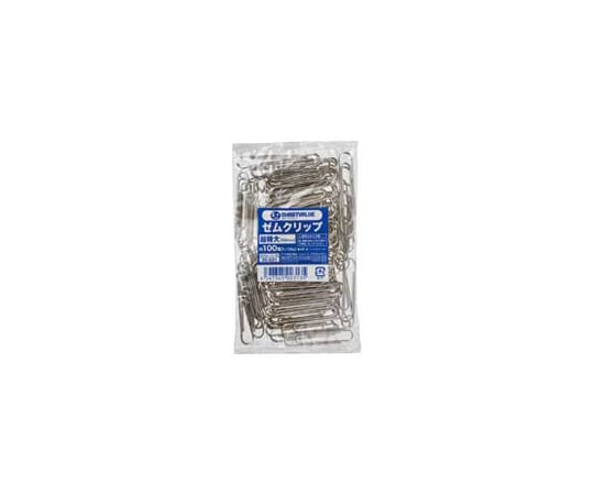 Extra large paper clips, 100 pieces, B296J-3L100, 1 pack (100 pieces)