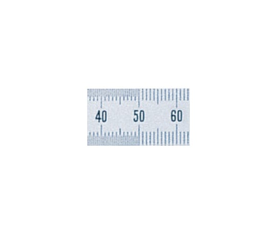Stainless steel ruler 15cm x 0.5mm thick, silver, 1 piece