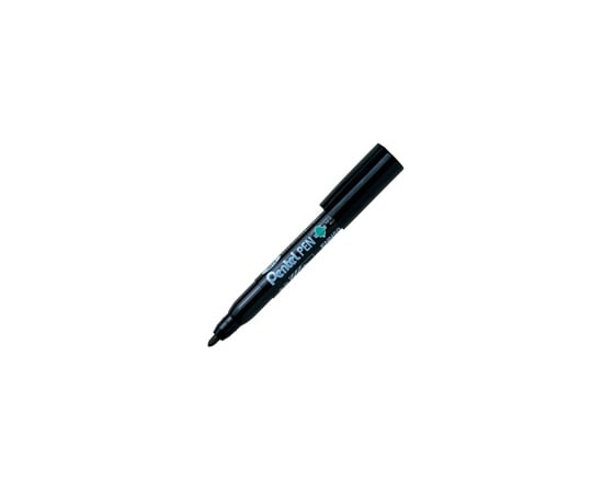 Pentel pen, medium nib, round tip, black, 10 pieces, ENN50-A, 1 box (10 pieces)
