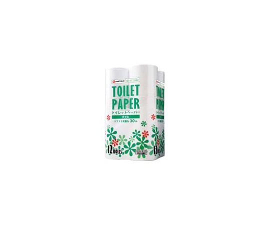 Toilet paper, double, 12 pieces, N010J-W-1P, 1 pack (12 rolls)
