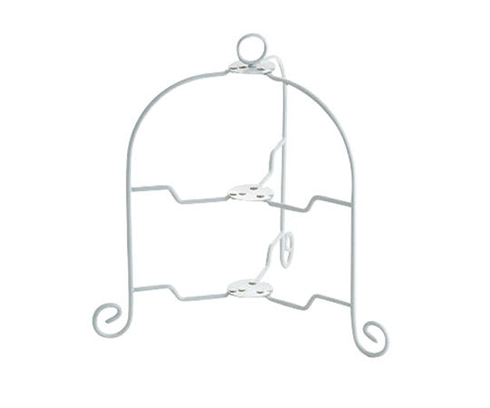 Dolce Foldable Cake Stand, 2 Tiers, White, 600142, 1 Piece