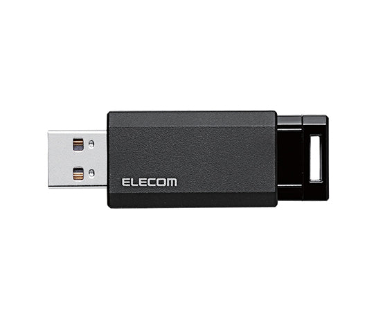 USB3.1(Gen1)対応 ノック式USBメモリ 16GB ブラック MF-PKU3016GBK 1個