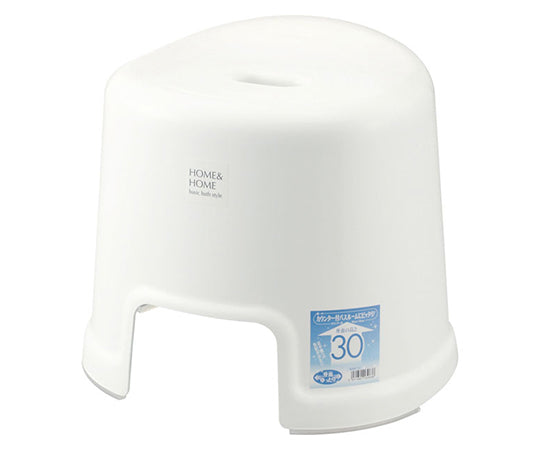 H&H Bath Stool 300 White GREL294 1 piece