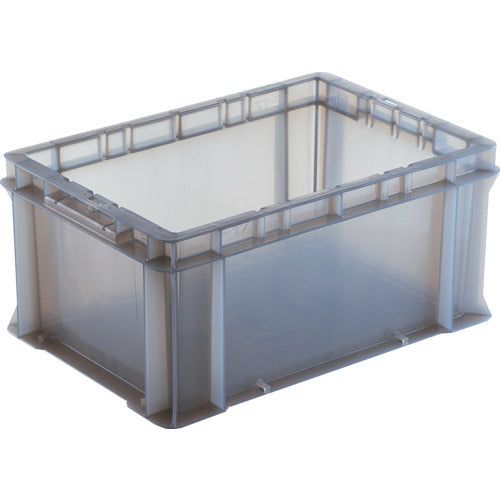 DIC 에코 시리즈 F형 컨테이너 F-17 외치수:W424×D291×H197.5 클리어 블랙 F-17 ECO CBK 1개