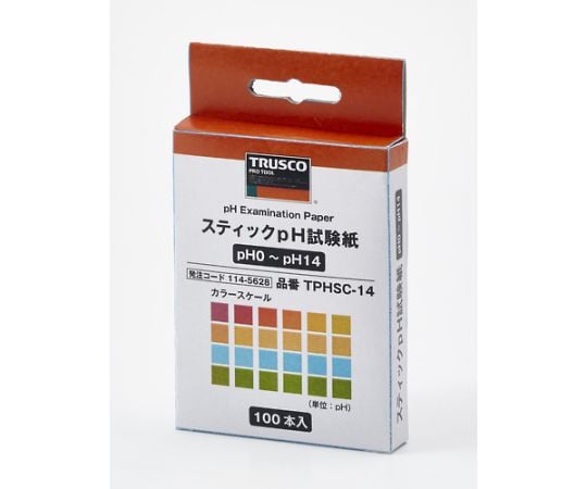 스틱 pH 시험지 (pH0~14) 1케이스(100장입) TPHSC-14 1케이스(100장입)