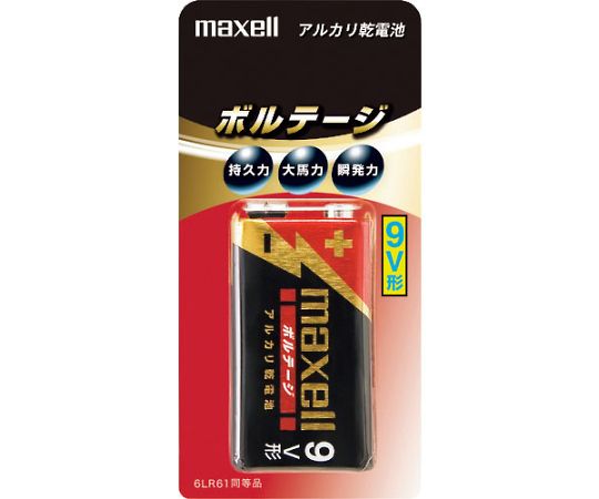 アルカリ乾電池「ボルテージ」 9V形 6LF22(T)1B 1個