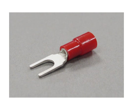Eco-friendly insulated Y-shaped terminals, pack of 100, TMEX1.25Y-3.5-RED, 1 box (pack of 100)