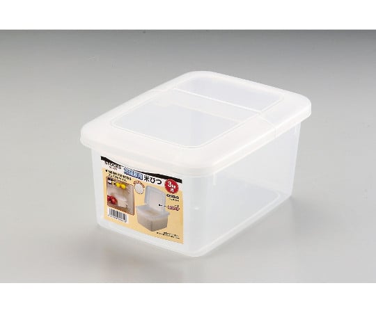 Stocks Refrigerator Rice Container for 3kg (with measuring cup) H-5541 1 piece