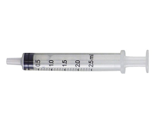 Syringe (injection type measuring container) 2.5mL MJ101 1 piece
