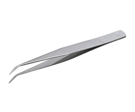 Tweezers AA type curved tip 125mm No.126 1 piece