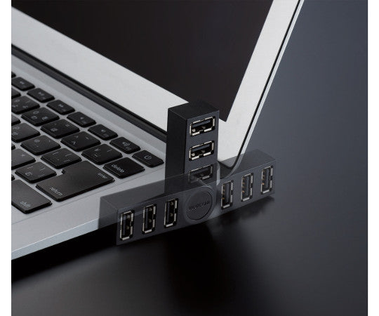 機能主義USBハブ 直挿し3ポート ブラック U2H-TZ325BBK 1個