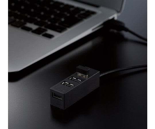 機能主義USBハブ 長ケーブル4ポート U2H-TZ427BBK 1個