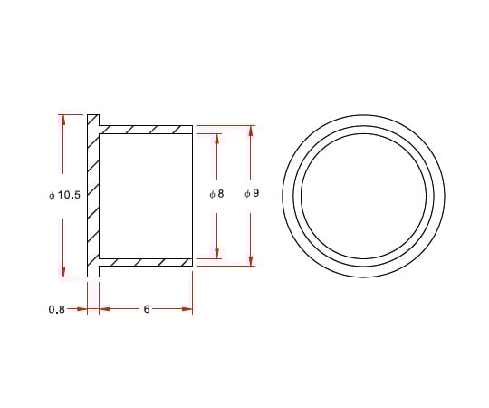 Connector protection cap for S-Video (S terminal) Low profile type Black SVSCK-B0-6 1 pack