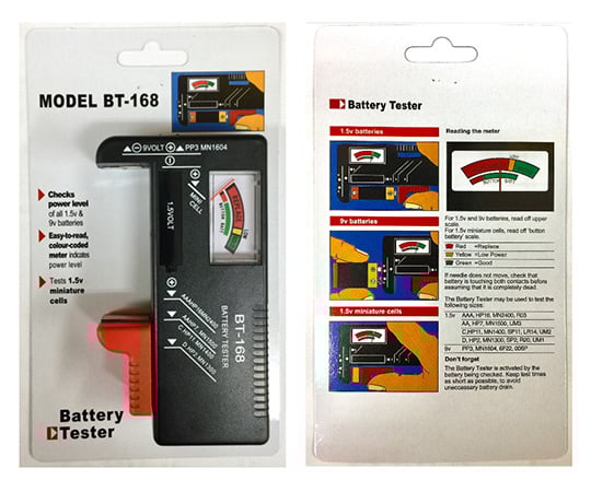 Battery checker BT168 1 piece