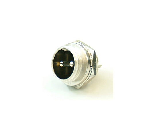 Microphone Connector 2-pin Male 16Φ Hole for Panel PLT-162-RR 1pc