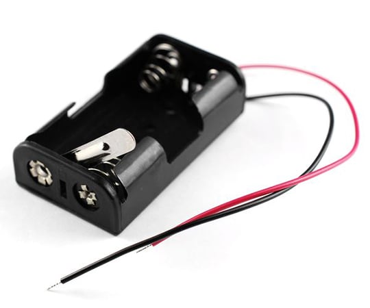 배터리 케이스 단 3x2개 스위치 부착 BH321-AS 1개