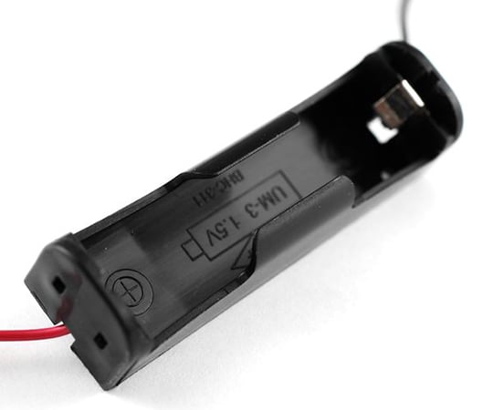 電池ケース 単3x1本 リード線 板バネ端子 BHC-311A 1個