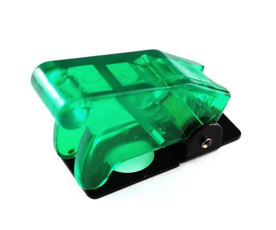 Toggle switch cover, clear green, TSCOVER-GR, 1 piece