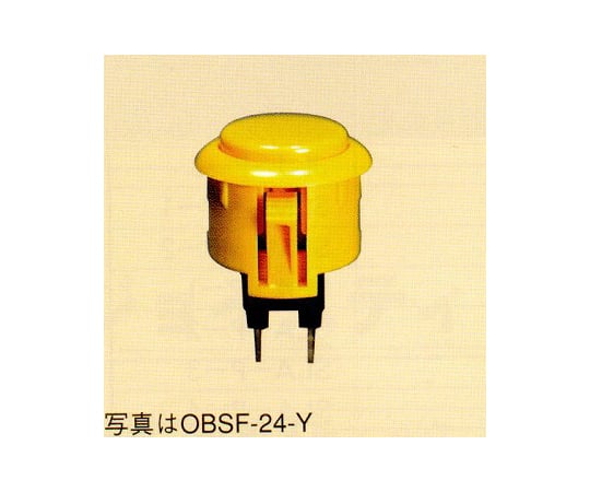 押しボタンスイッチ 24mm 白 OBSF24W 1個