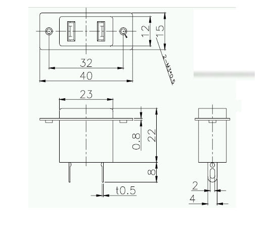 AC 아울렛(AC-1 시리즈) AC-1B 1개
