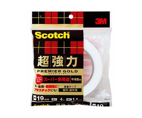 19mmx4m Double-Sided Tape (Super Strong/Multi-Purpose) EA943VJ-12 1pc