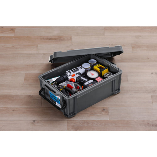 IRIS 299233 Buckle Container Charcoal Gray BL-13P-H 1 piece