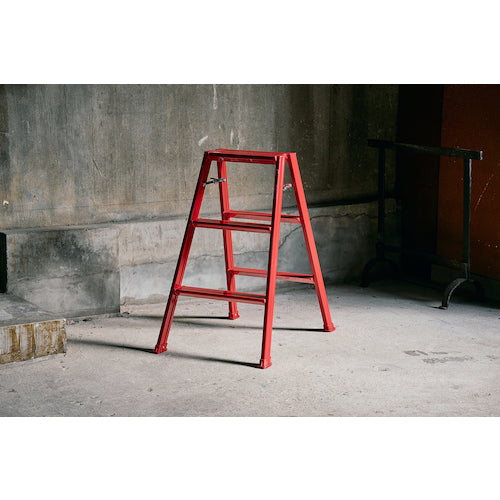 TENMA Aluminum Step Stool 3 Steps Red 812004246 1 unit