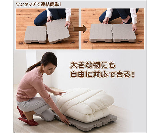 平台車 ホームキャリーライト 4個組 ダークブラウン HCL-E38(DB)EX4 1組(4個入)