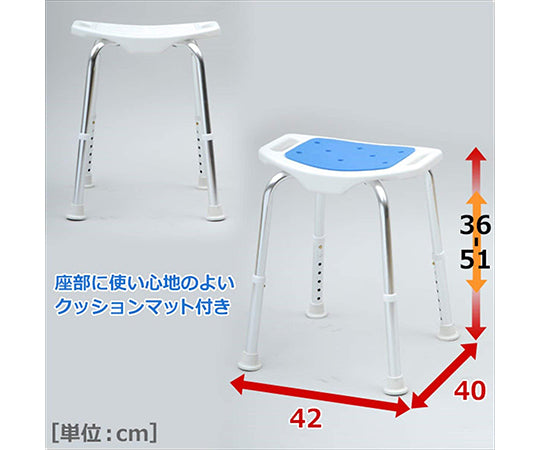 컴포트 샤워 스툴 화이트/블루 YS-7001SN 1대