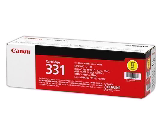 CANON 토너 카트리지 331 옐로우 6269B003 CRG-331YEL 1개