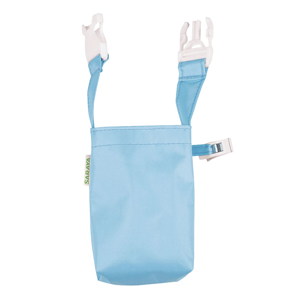 ジェル消毒撥水ポシェット本体 ブルー 98466 1個