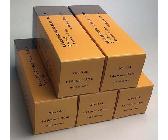Electrocardiogram recording paper Width 145mm x Length 30m (Roll type) 5 rolls CP-145 1 box (5 rolls)