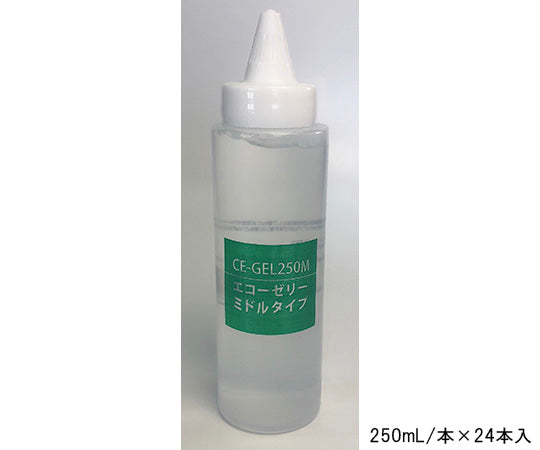 Echo Jelly 250ml x 24 bottles, medium type (for ultrasound diagnosis) CE-GEL250M 1 box (24 bottles)