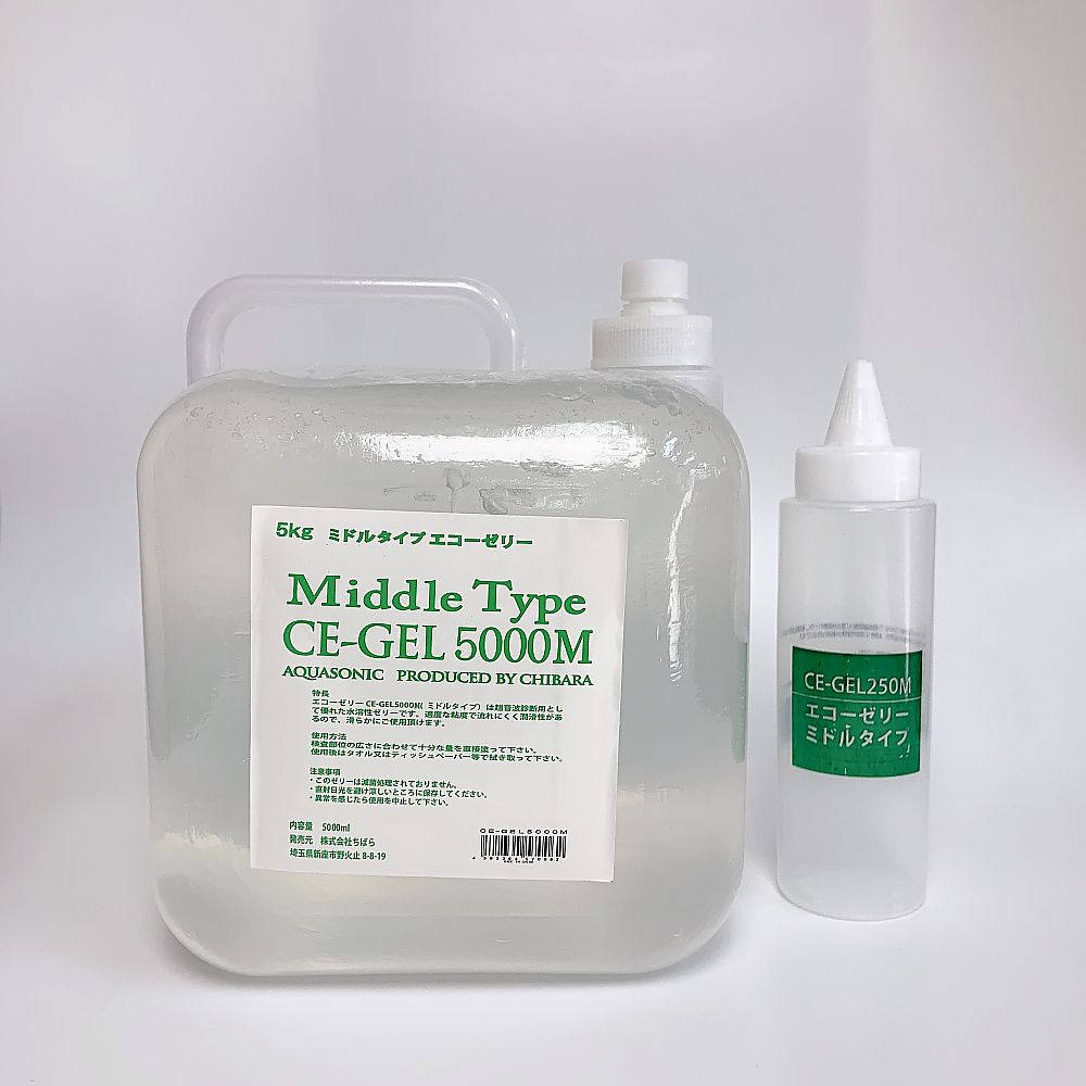 Echo Jelly 5L x 1 pc. Middle type (for ultrasound examination) CE-GEL5000M 1 pc./box