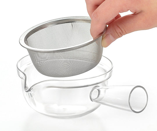 Clear teapot, stainless steel mesh teapot type, TW-3737, 1 piece