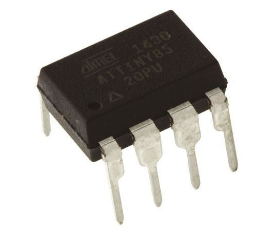 Technology Microcontroller 8-bit RISC AVR 20MHz 8 kB Flash 8-Pin PDIP 1 bag (5 pieces) ATTINY85-20PU 1 bag (5 pieces)