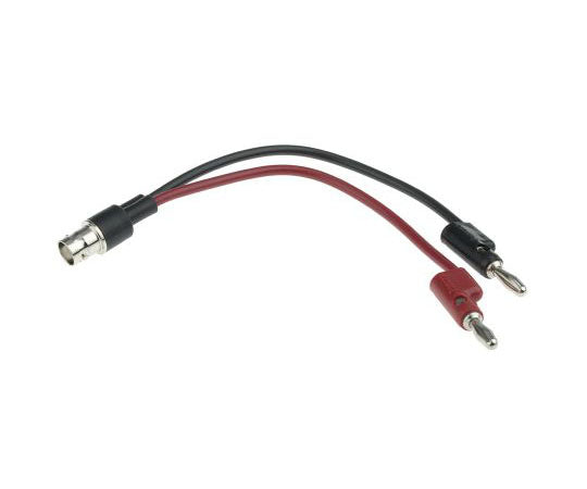 BNC Female to Banana Plug Test Lead Black Red 3073 1pc