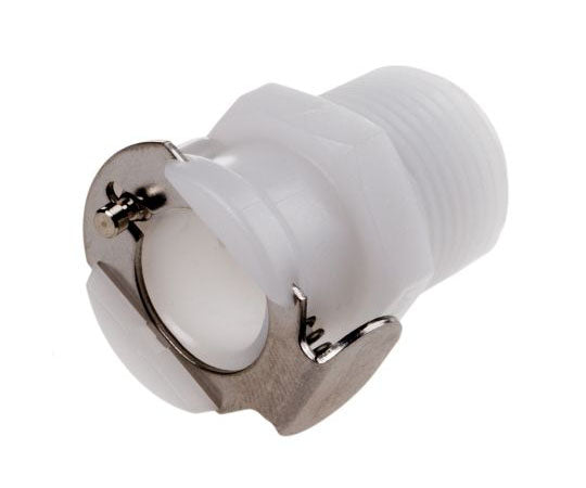 Hose Coupling Socket Coupler Acetal PLC Series PLCD10006BSPT 1pc