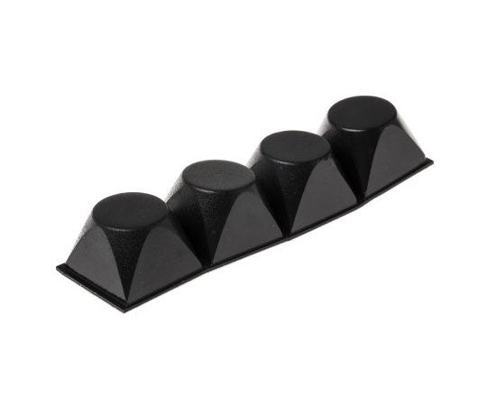 밤폰 쿠셔닝 제품 원형 블랙 높이 13.2mm 1봉(4개입) SJ 5514 BLACK 1봉(4개입)